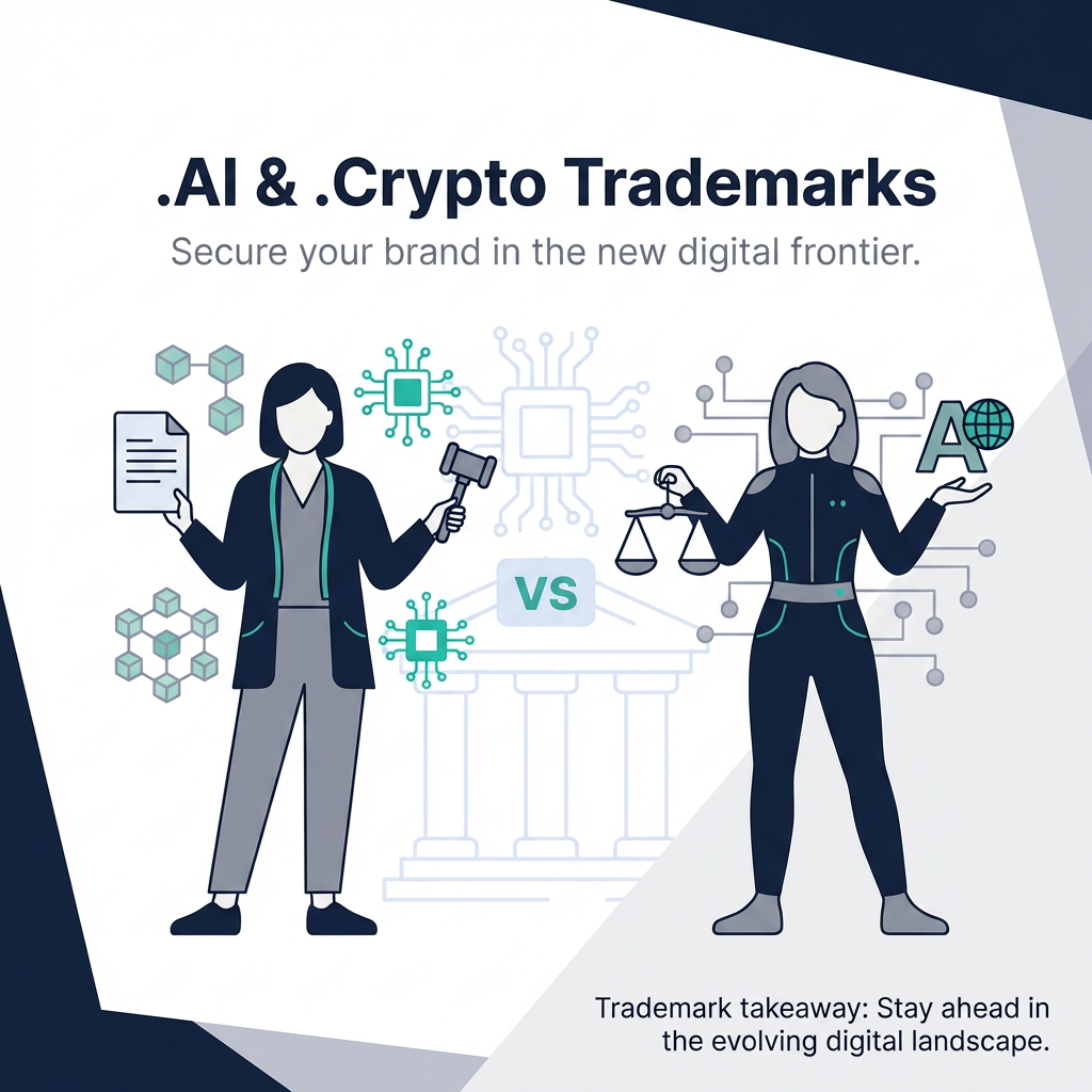.AI & .Crypto Domain Trademarks: Filing Strategy & Cybersquatting Defense 2026