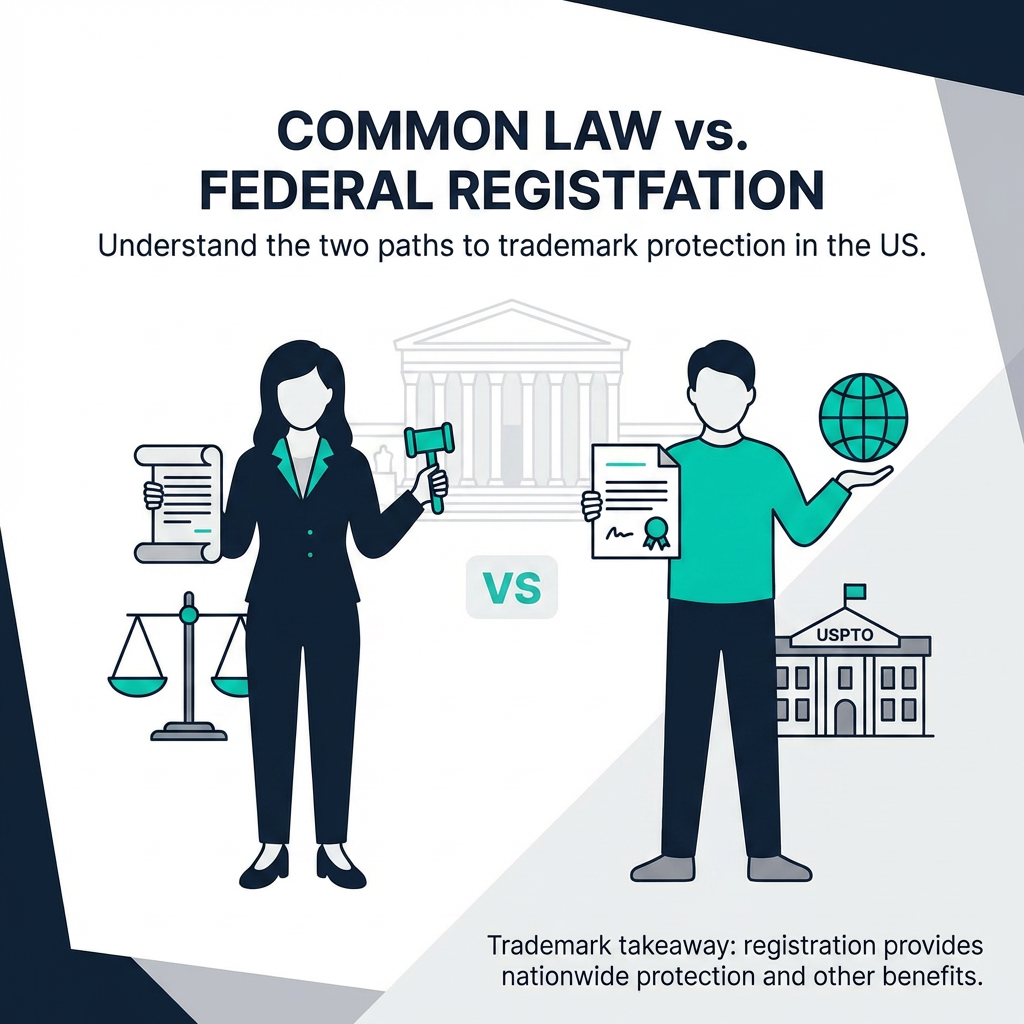 Common Law Trademark Rights vs Federal Registration