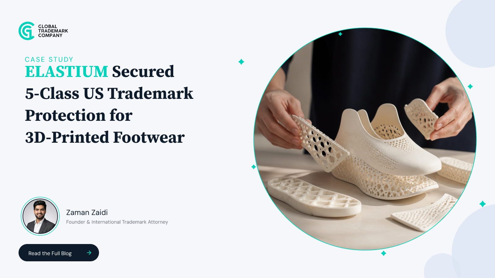 How ELASTIUM Secured 5-Class US Trademark Protection for 3D-Printed Footwear