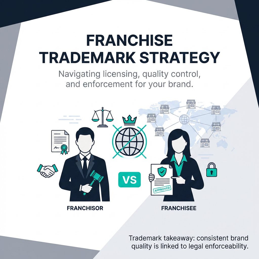 Franchise Trademark Strategy: Licensing, Quality Control & Enforcement 2026