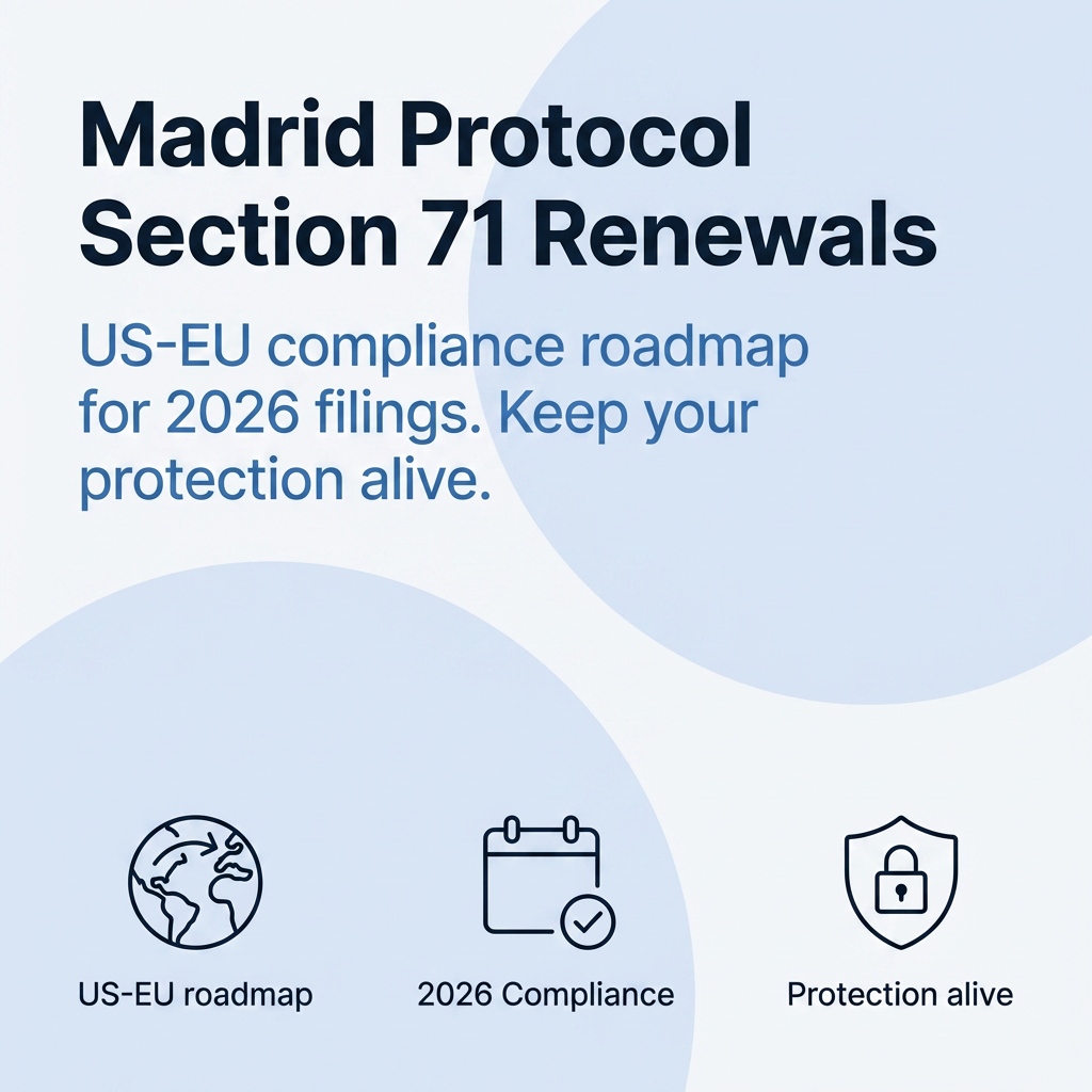 Madrid Protocol Section 71 Renewals: US-EU Compliance 2026
