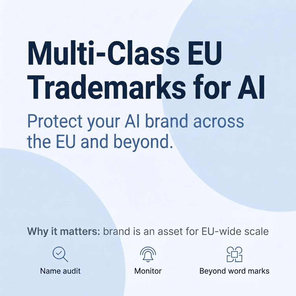 Multi-Class EU Trademarks: Strategy for AI Brands 2026