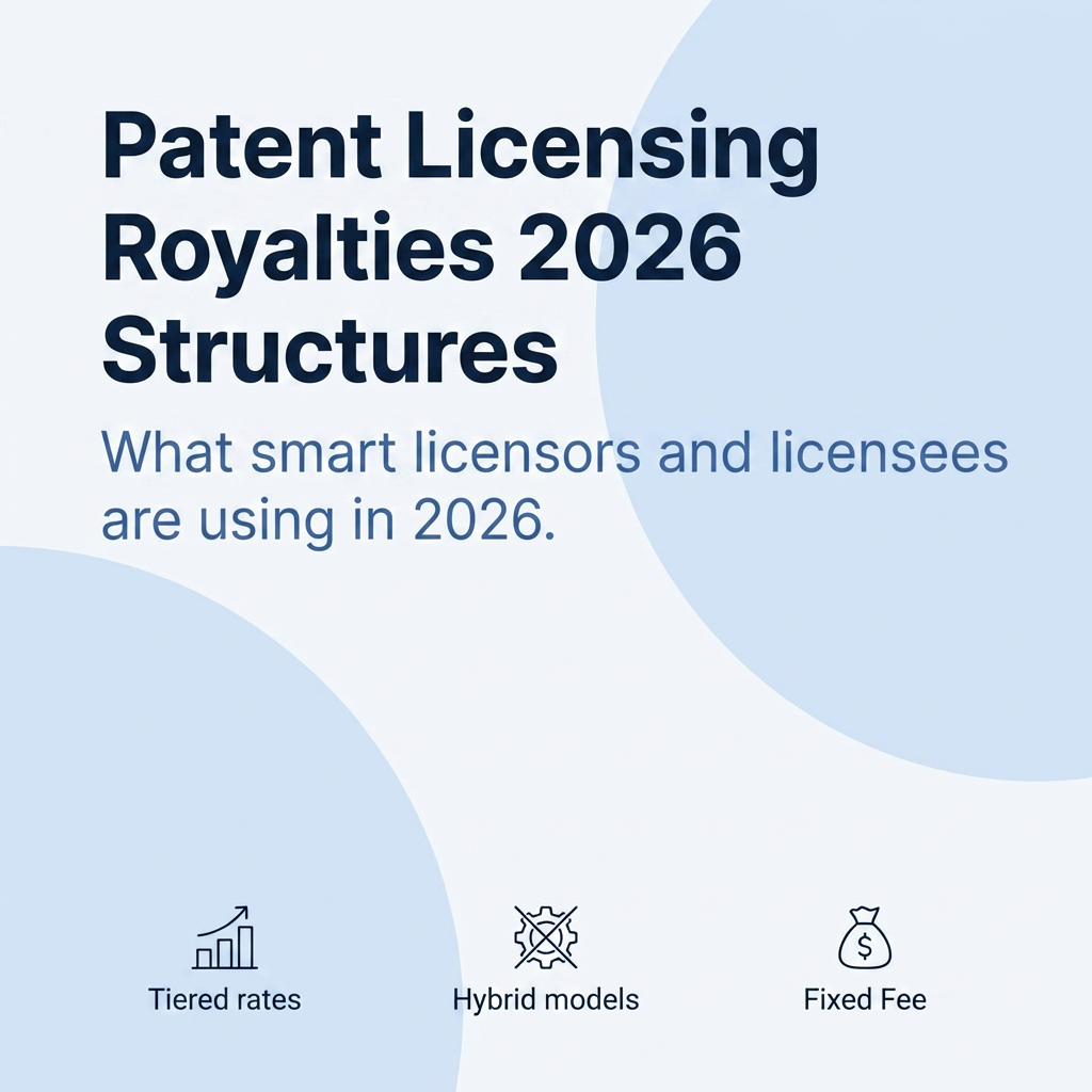 Patent Licensing Royalties 2026 Structures