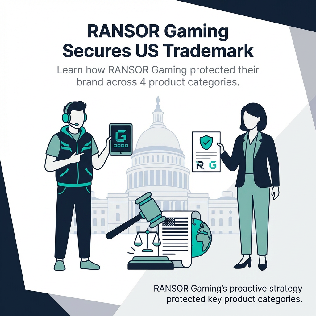 Case Study: How RANSOR Gaming Secured US Trademark Protection Across 4 Product Categories