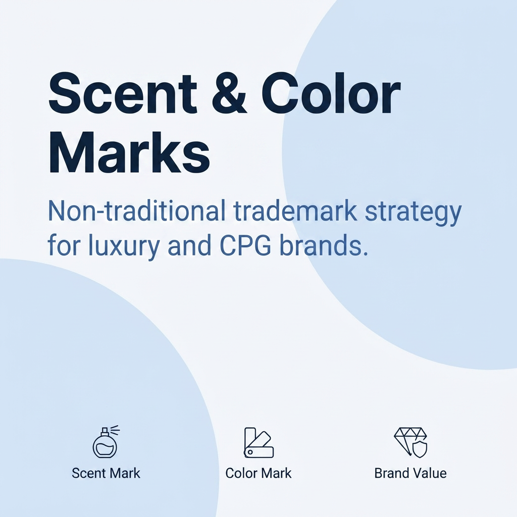 Scent & Color Marks: Non-Traditional TM Strategy for Luxury & CPG Brands