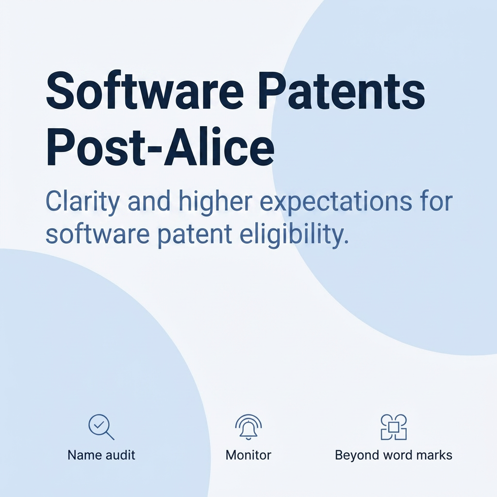 Software Patent Eligibility Post-Alice USPTO 2026