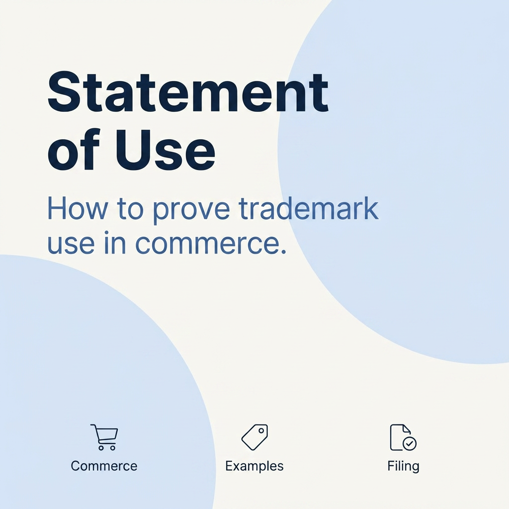 Statement of Use (SOU): What It Is, When to File, and How to Avoid Abandonment