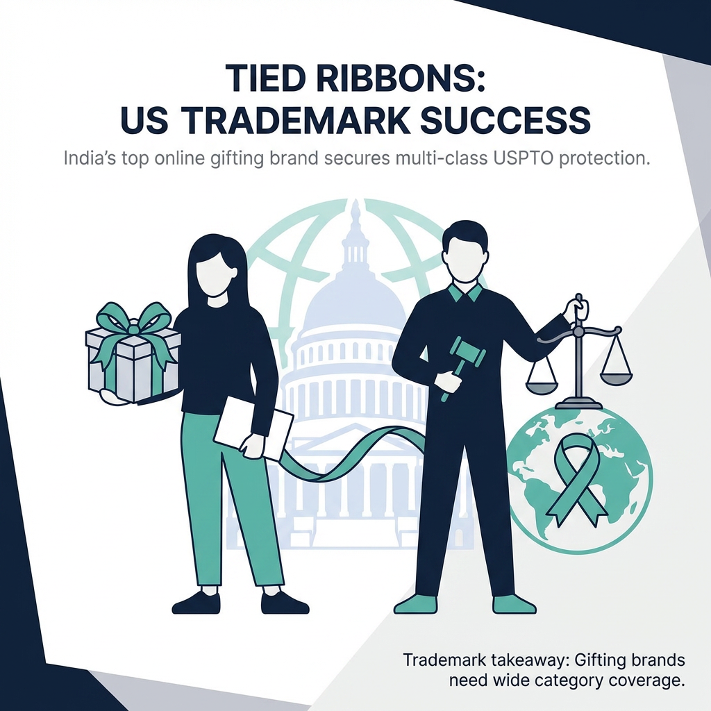 How India's Leading Online Gifting Brand Secured Multi-Class US Trademark Protection