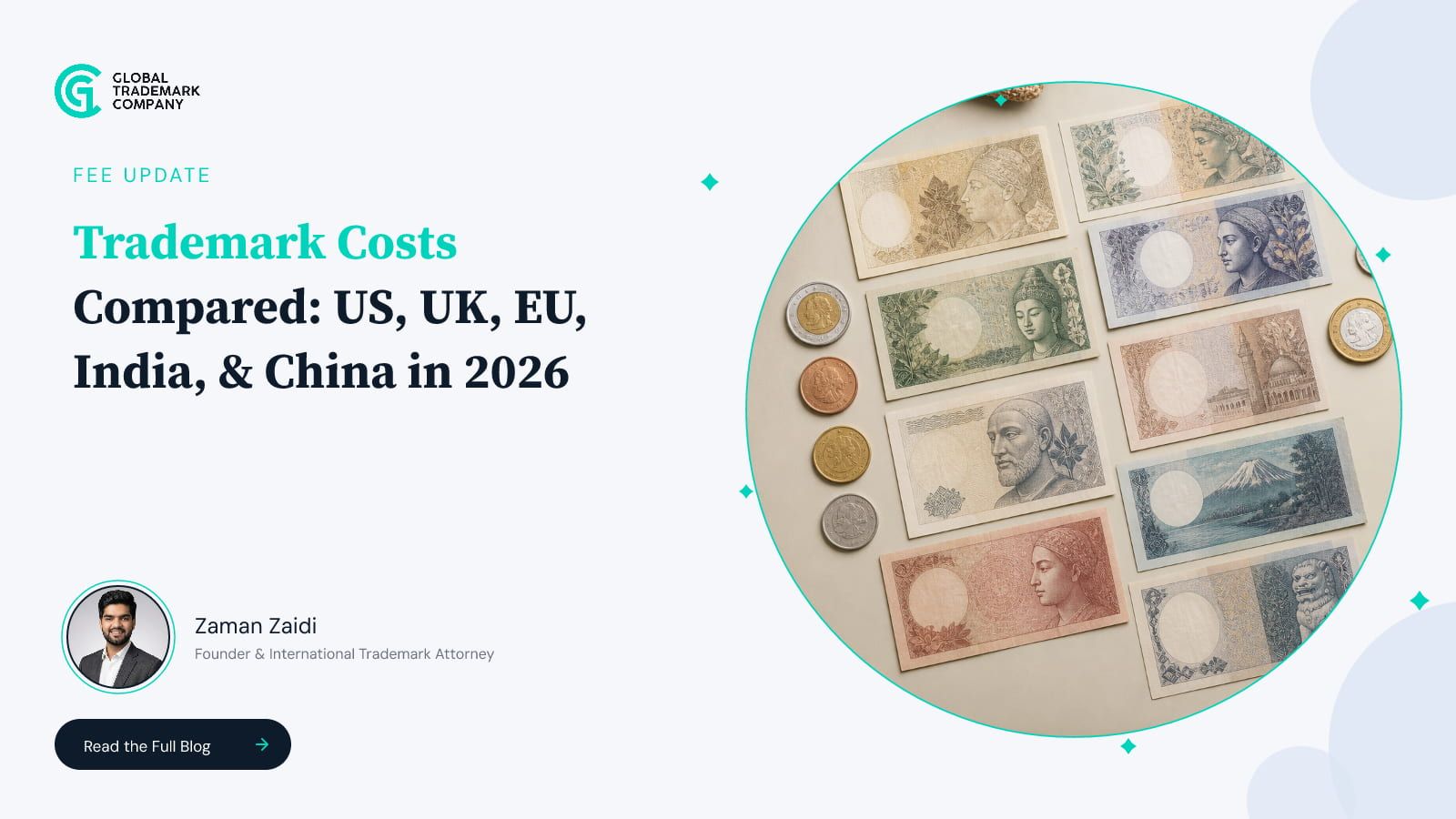 Trademark Costs Compared: US, UK, EU, India, and China in 2026