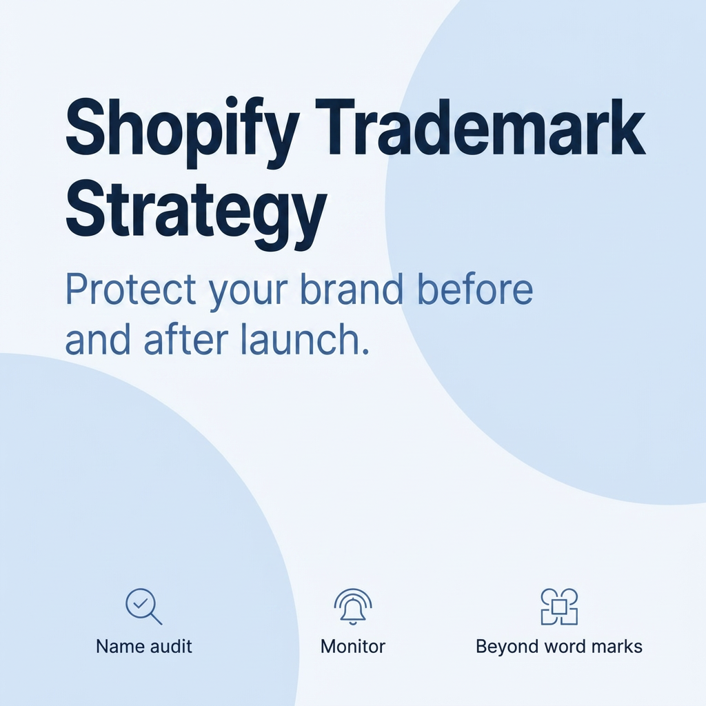 Trademark Strategy for Shopify Sellers: Protecting Your Brand Before and After Launch in 2026