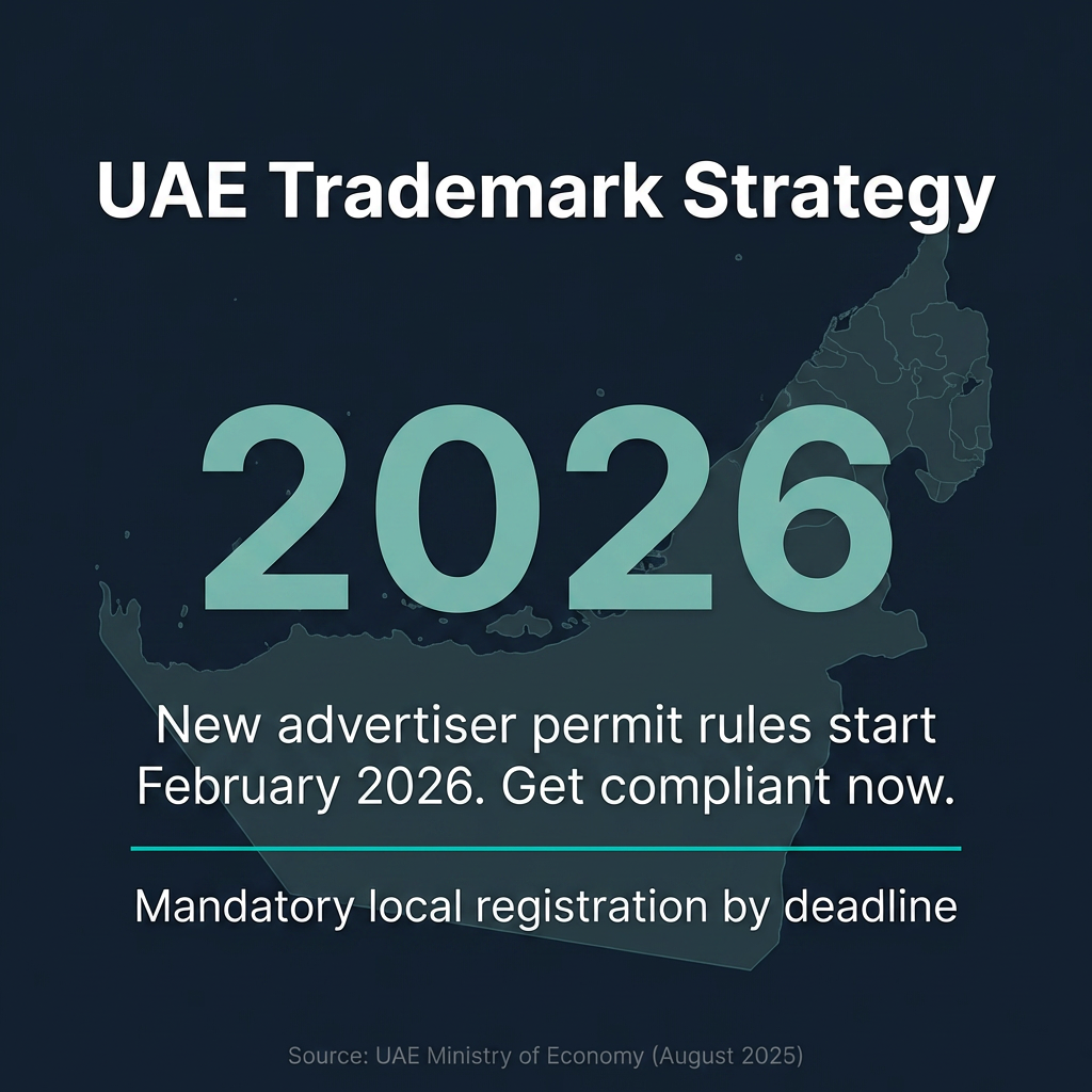 UAE Trademark Strategy Amid Advertiser Permit 2026