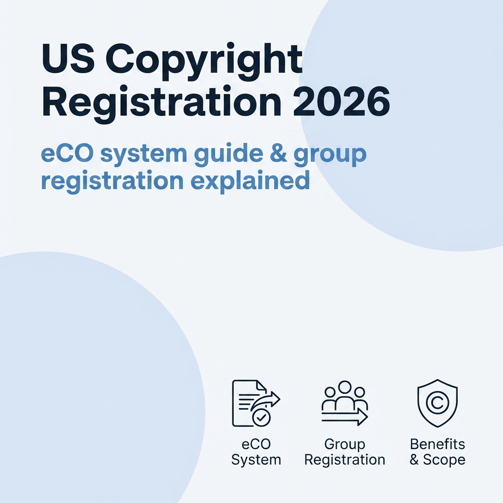 US Copyright Registration 2026: eCO System Guide & Group Registration