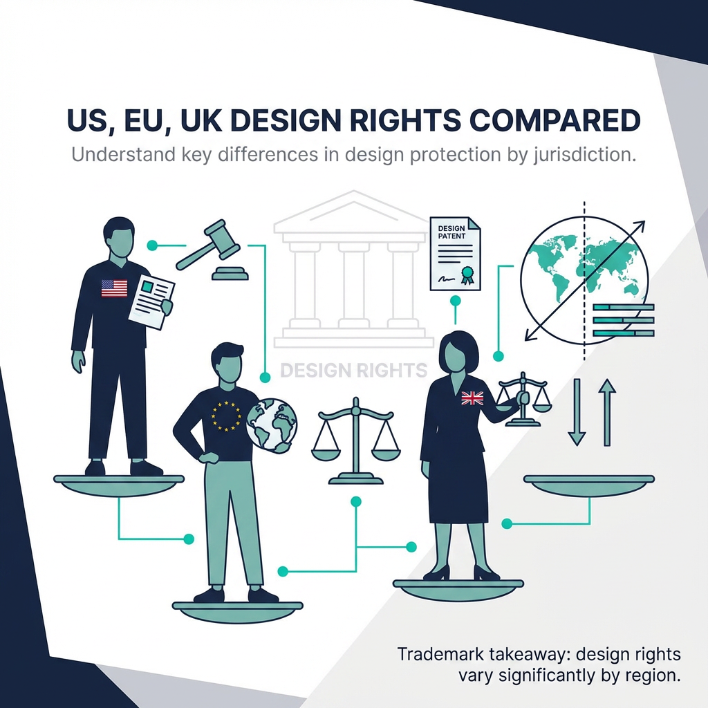 US Design Patent vs EU RCD vs UK Design 2026