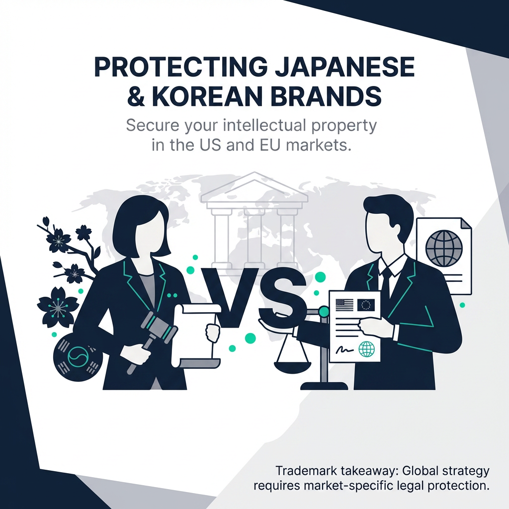 US and EU Trademark Protection for Japanese and Korean Brands