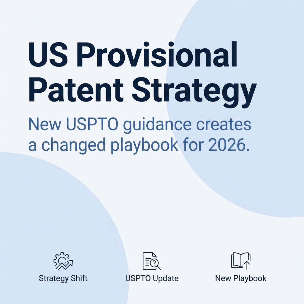 US Provisional Patent Applications Strategy 2026